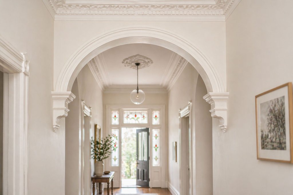 Plastering services Adelaide in heritage home interior